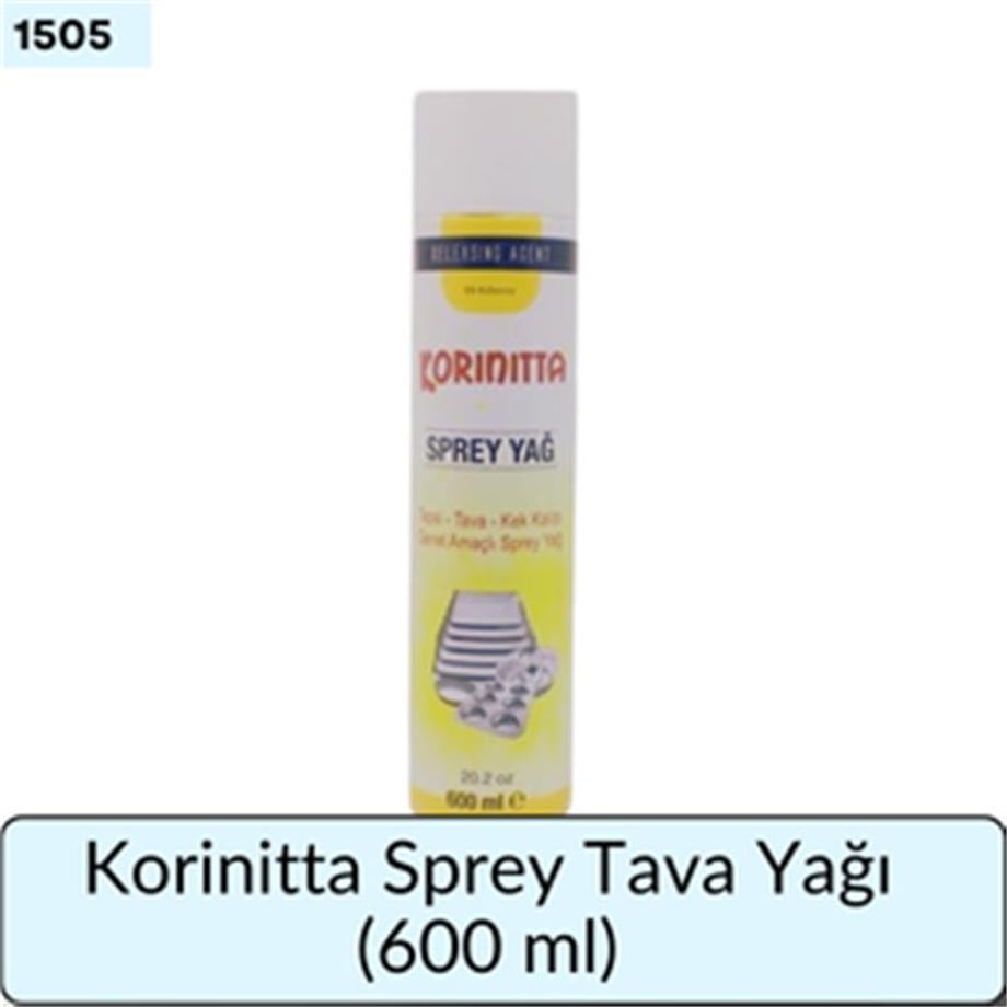 Korinitta Sprey Tava Yağı (600 Ml)