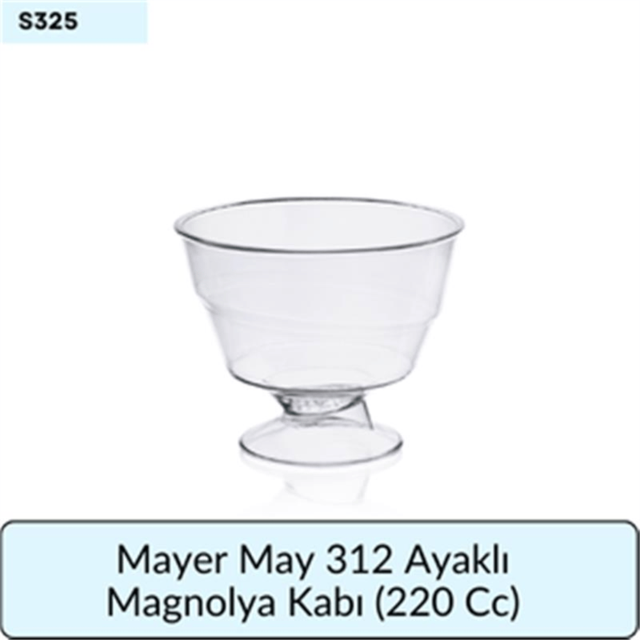 Mayer May 312 Ayaklı Magnolya Kabı   (220 Cc)