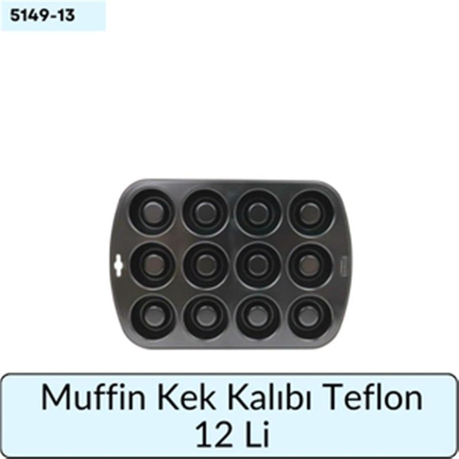 Muffin Kek Kalıbı Teflon 12 li