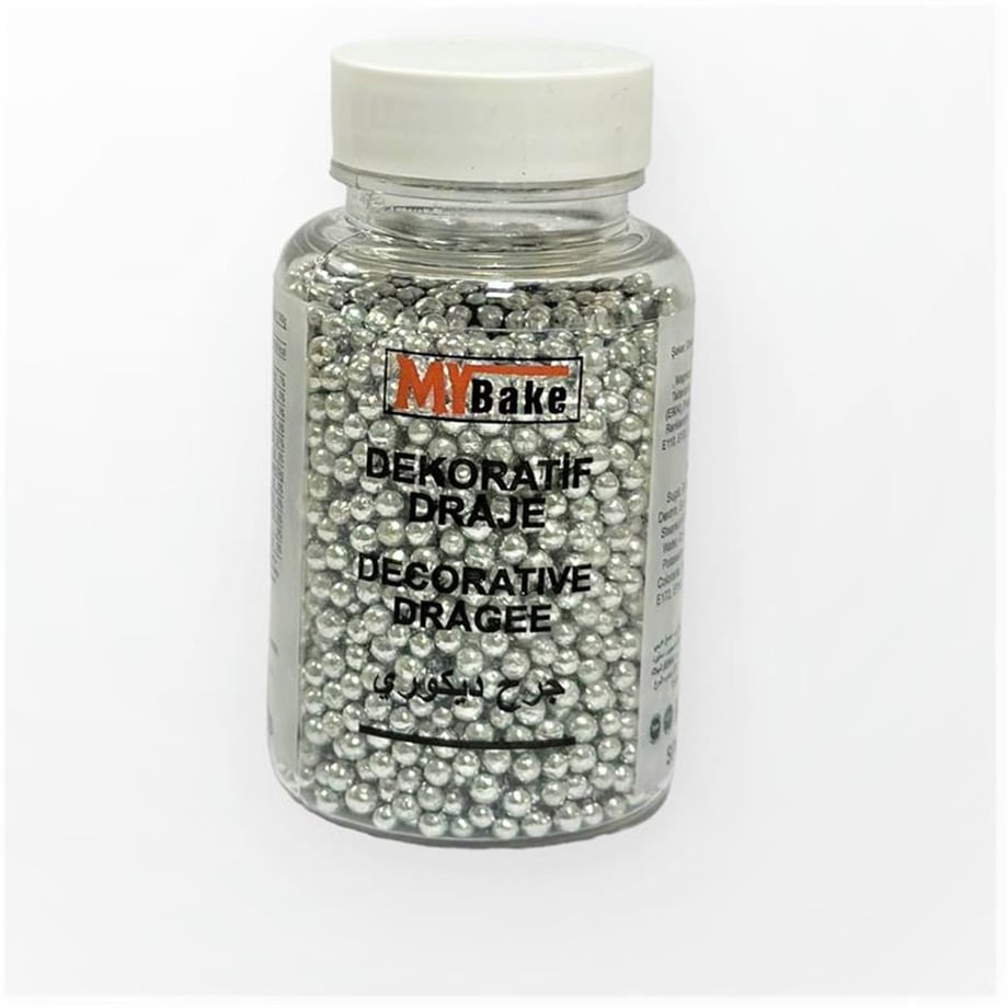 My Bake Gümüş Draje No:3   (200 Gr)