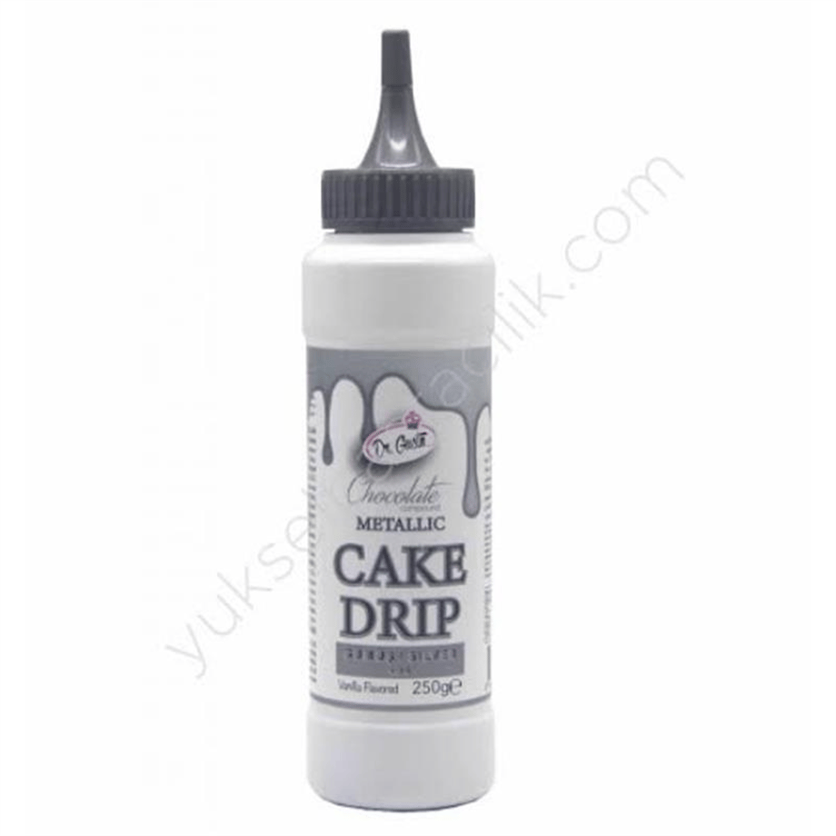 My Bake Metalik Gümüş Cake Drip   (250 gr)