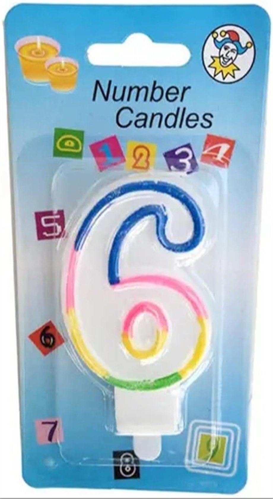 Orca Rakamlı Mum No: 6