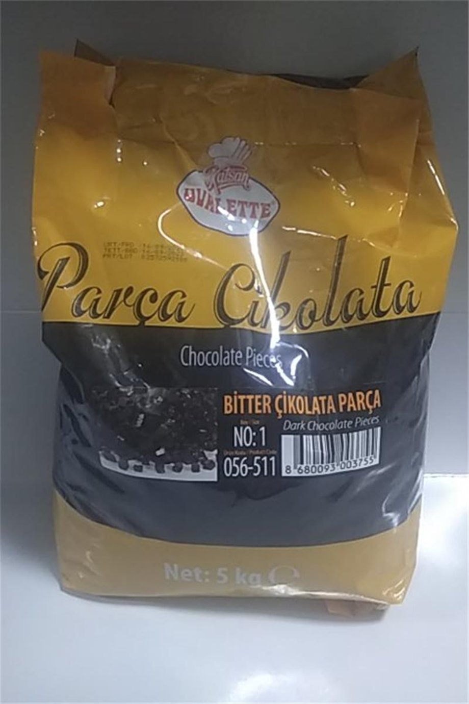 Ovlt. Parça Çikolata Bitter No:1   (5 kg)