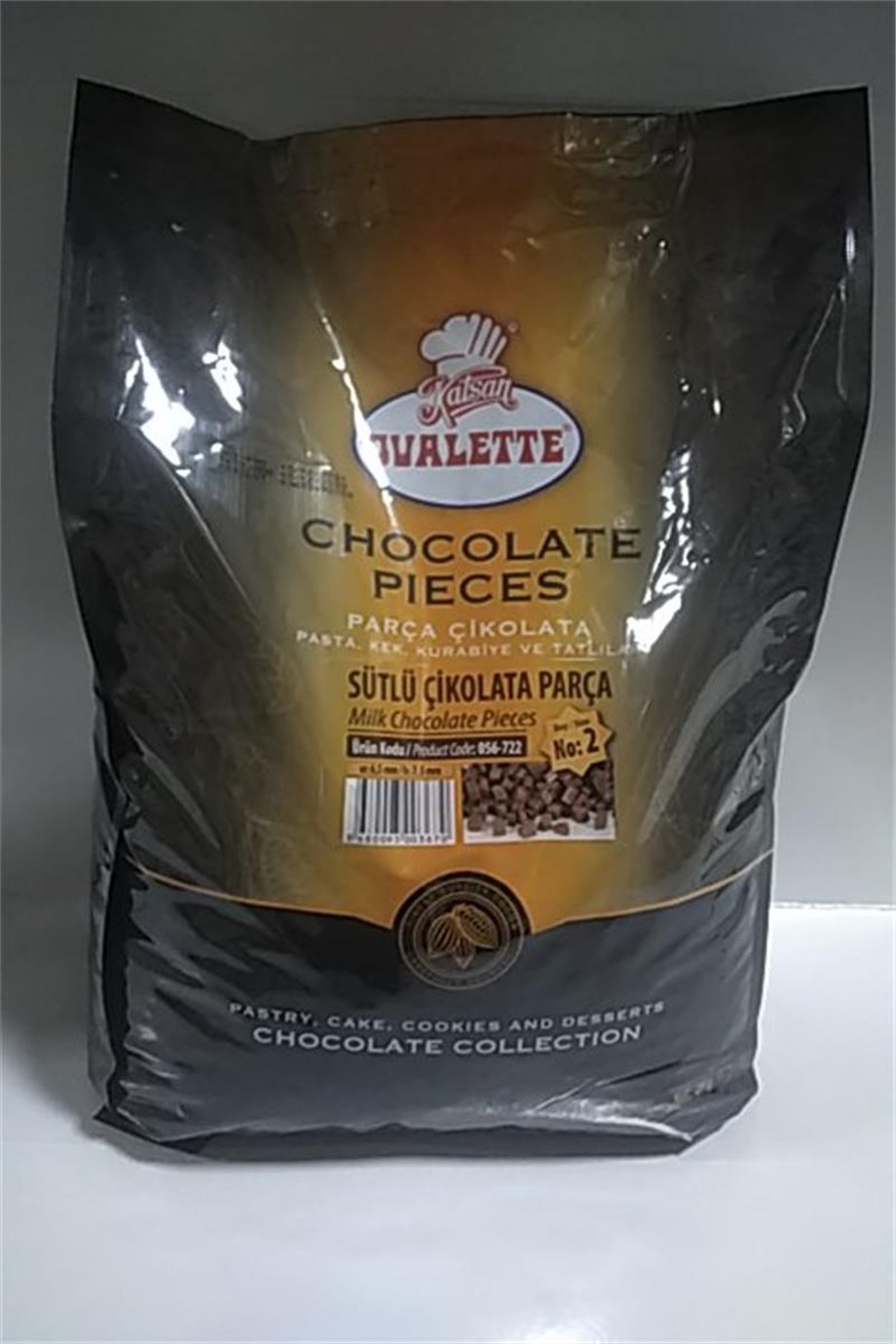 Ovlt. Parça Çikolata Sütlü No:2   (5 kg)