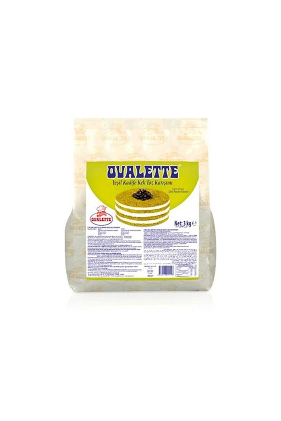 Ovlt. Kadife Kek Toz Karışımı Yeşil   (3 Kg)