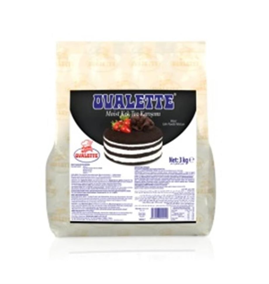 Ovlt. Kadife (Moist) Kek Toz Karışımı Siyah (3 Kg)