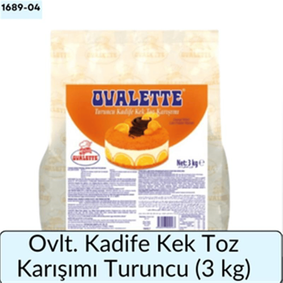 Ovlt. Kadife Kek Toz Karışımı Turuncu   (3 Kg)