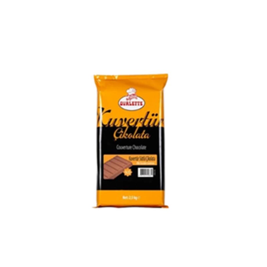 Ovlt. Kuvertür Çikolata Sütlü %35   (2,5 Kg)