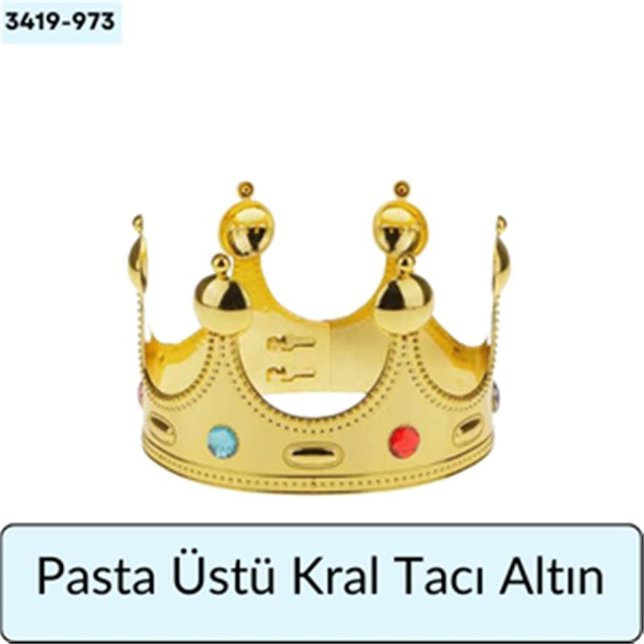 Pasta Üstü Kral Tacı Altın