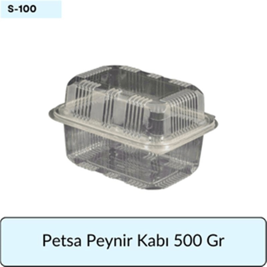 Petsa Peynir Kabı 500 Gr   (100 AD)