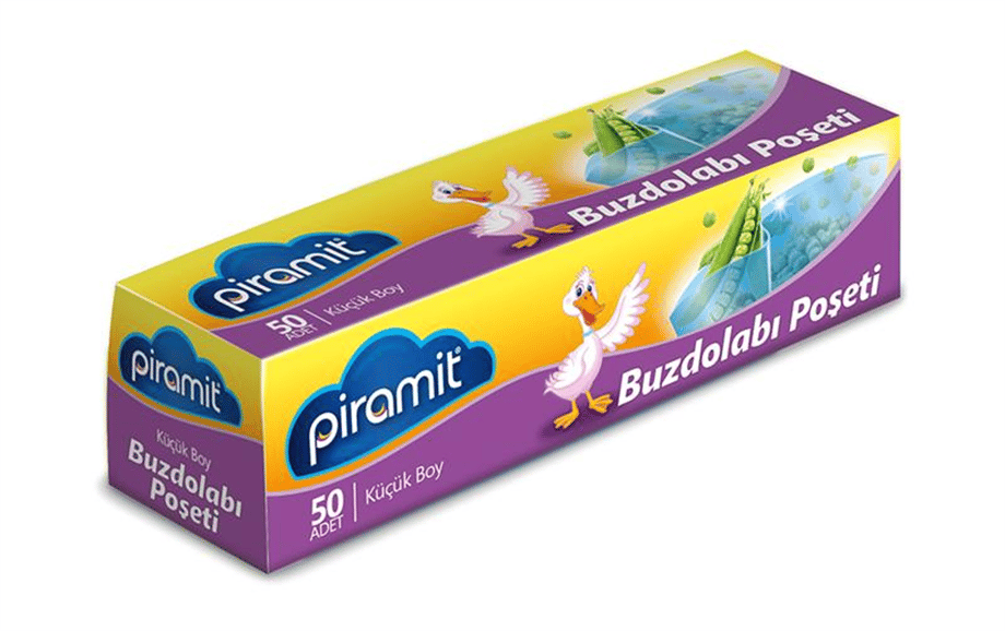 Piramit Buzdolabı Poşeti Küçük Boy   (50 Adet)