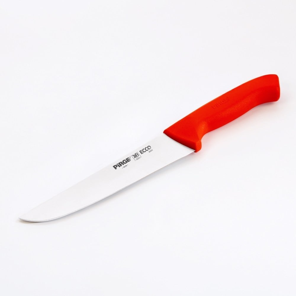 Pirge 38103-02 Kasap Bıçağı No:3 Kırmızı   (19Cm)