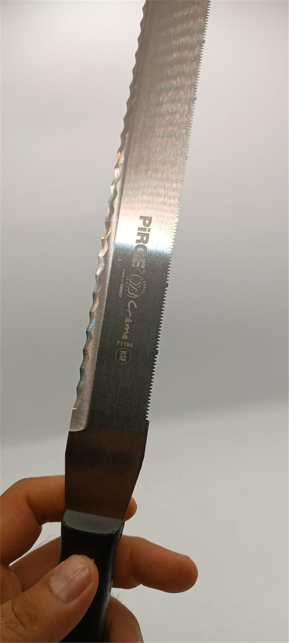 Pirge 71194-01 Pasta Bıç. Çift Dişli Siyah (30 Cm)