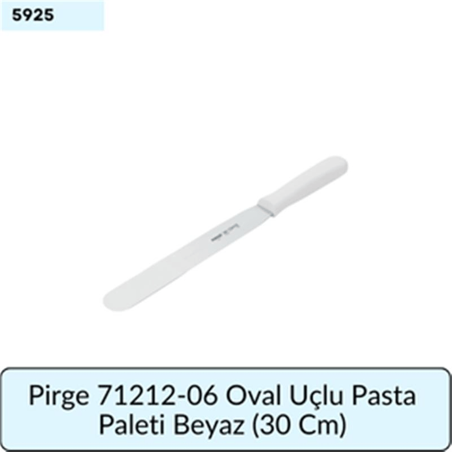 Pirge 71212-06 Oval Uç Pasta Paleti Beyaz  (30 Cm)