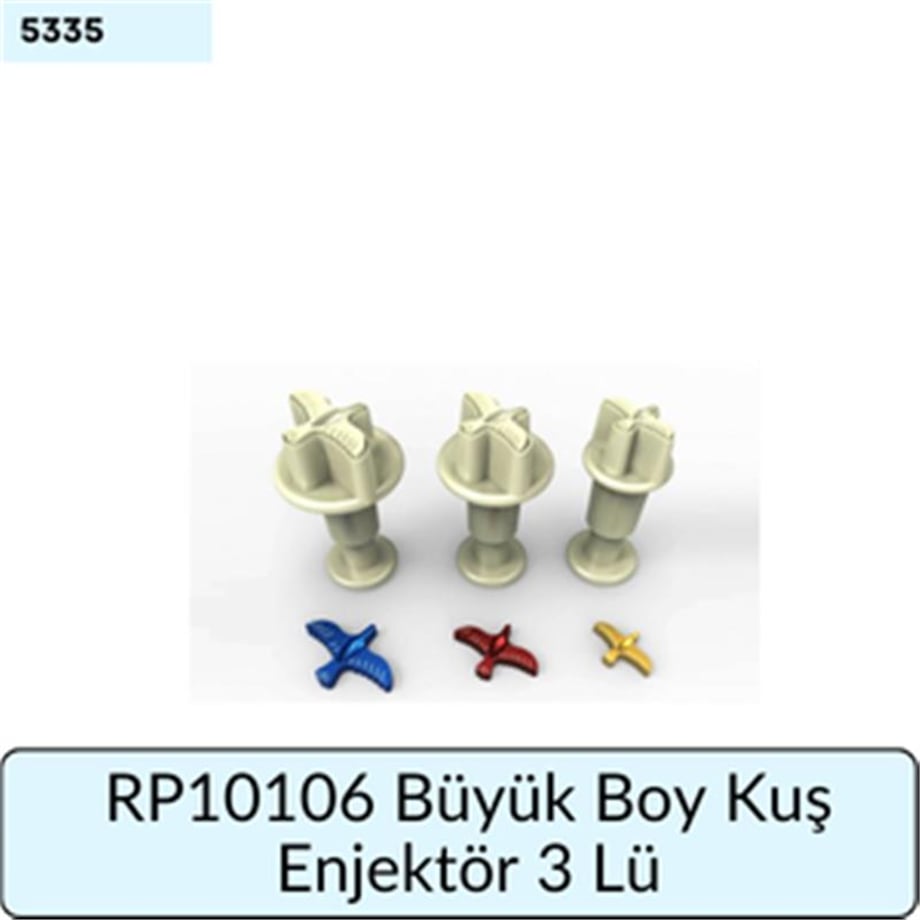 RP10111 Büyük Boy Kuş Enjektör 3 Lü