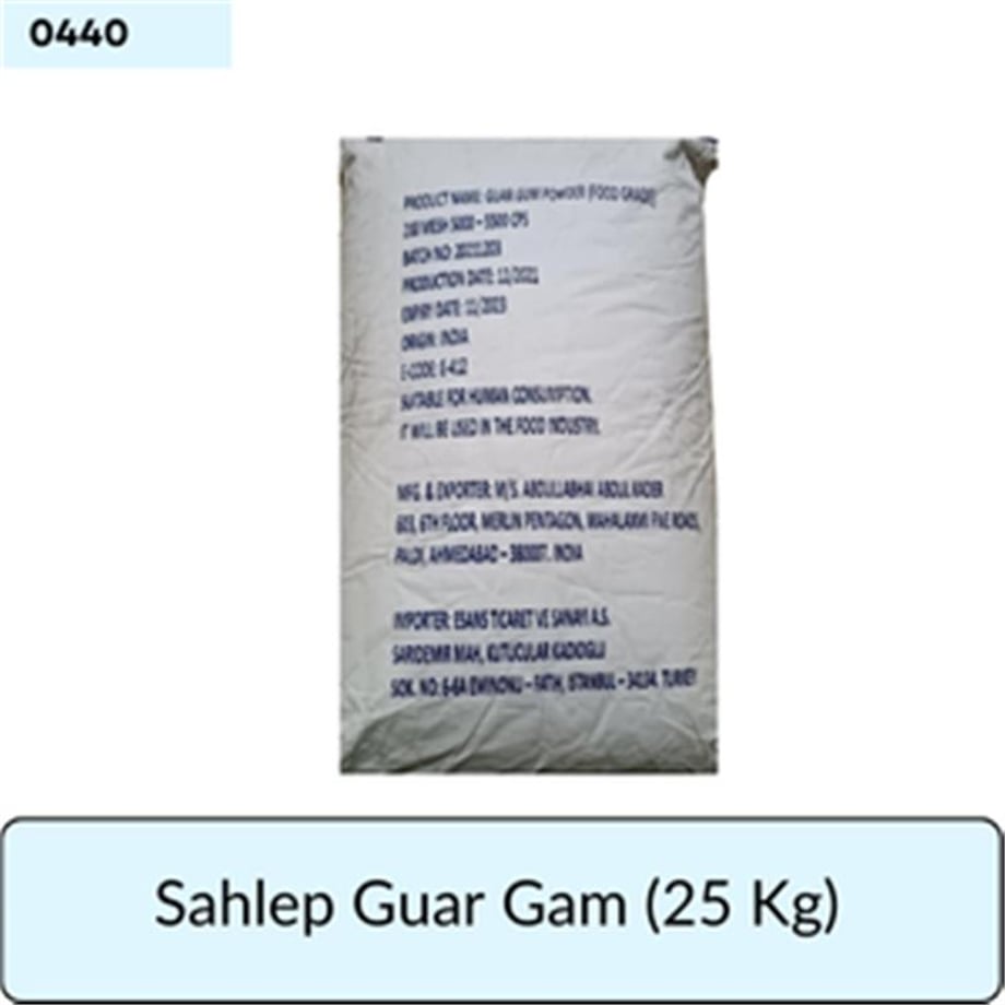 Sahlep Guar Gam     (25 Kg)