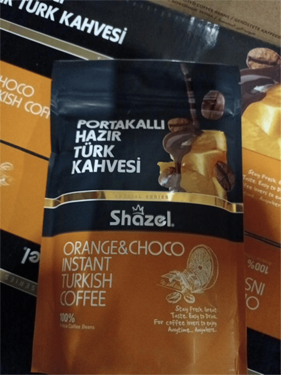 Shazel Portakallı Hazır Türk Kahvesi   (100 gr)