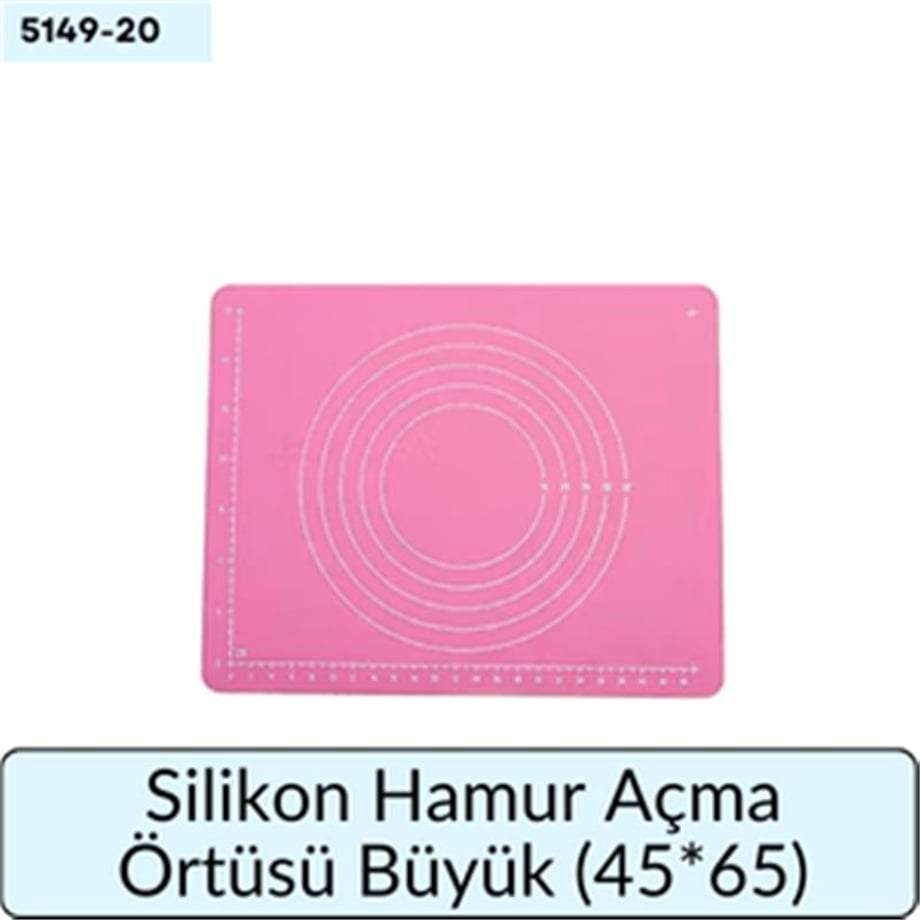 Silikon Hamur Açma Örtüsü Büyük (45*65)