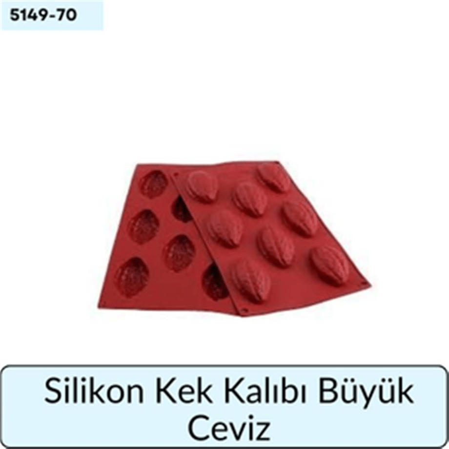 Silikon Kek Kalıbı Büyük Ceviz