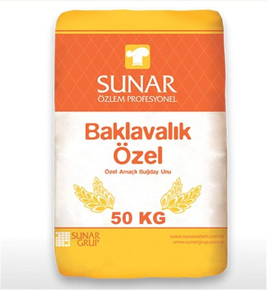 Sunar Un Baklavalık Özel Bez Torba   (50 Kg)