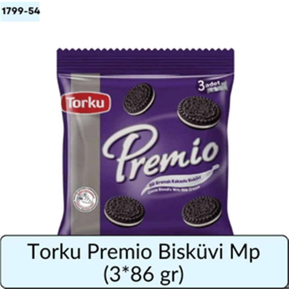 Torku Premio Bisküvi Mp   (3*86 Gr)