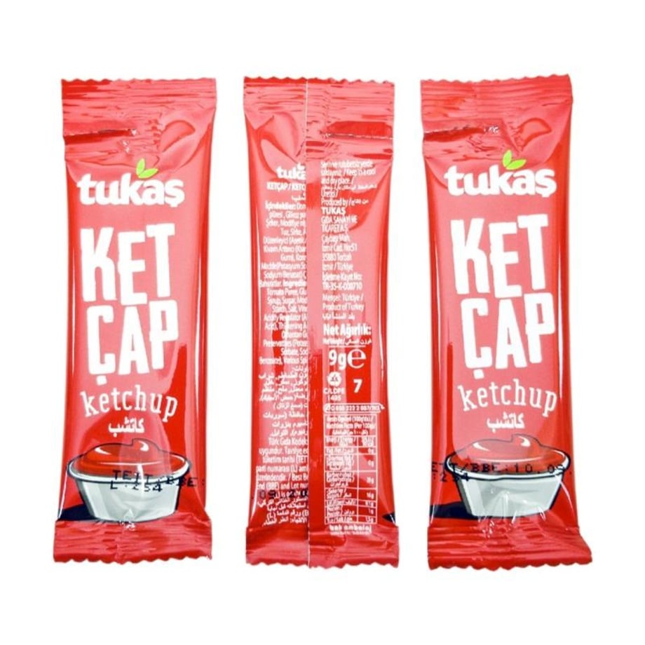 Tukaş Ketçap Stickpack 9 gr   (500 Ad)