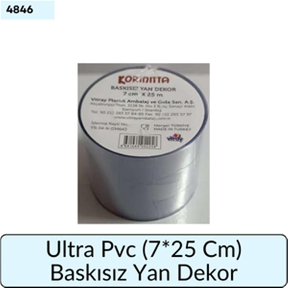 Ultra Pvc (7*25 Cm) Baskısız Yan Dekor