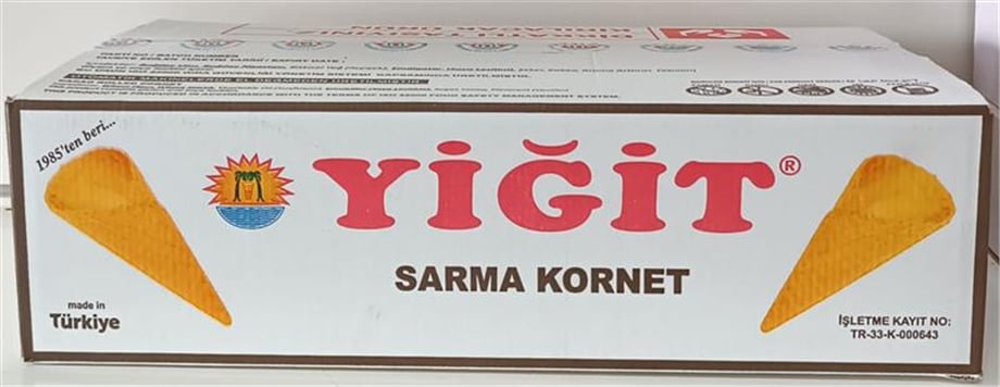 Yiğit Kakaolu Sarma Kornet 12 cm  (200 AD)