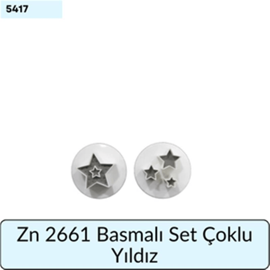Zn 2661 Basmalı Set Çoklu Yıldız
