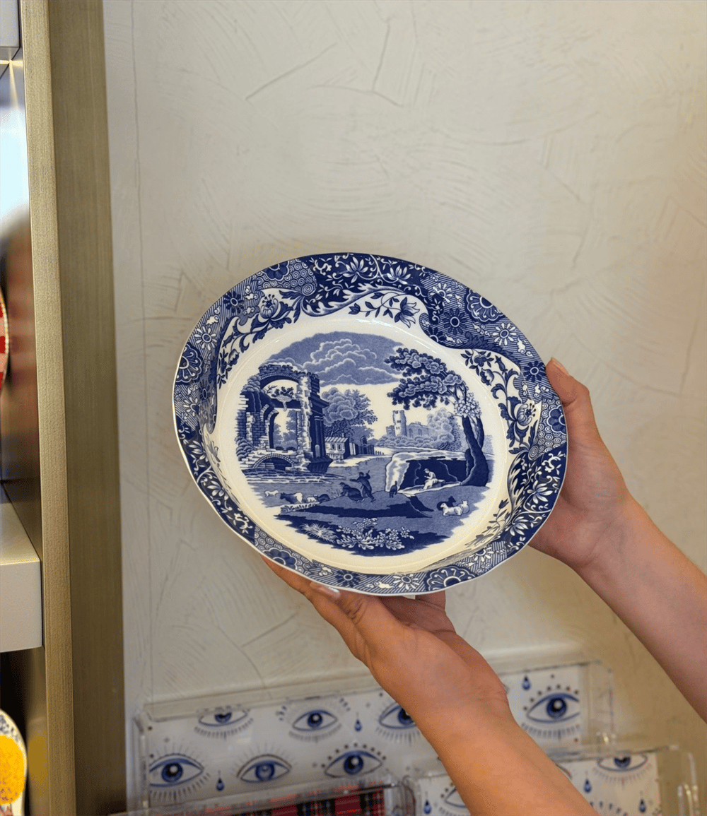 BLUE ITALIAN 26 CM YUVARLAK SERVIS