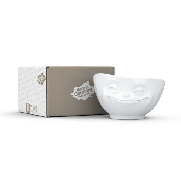 Grinning- beyaz kase, 1000ml