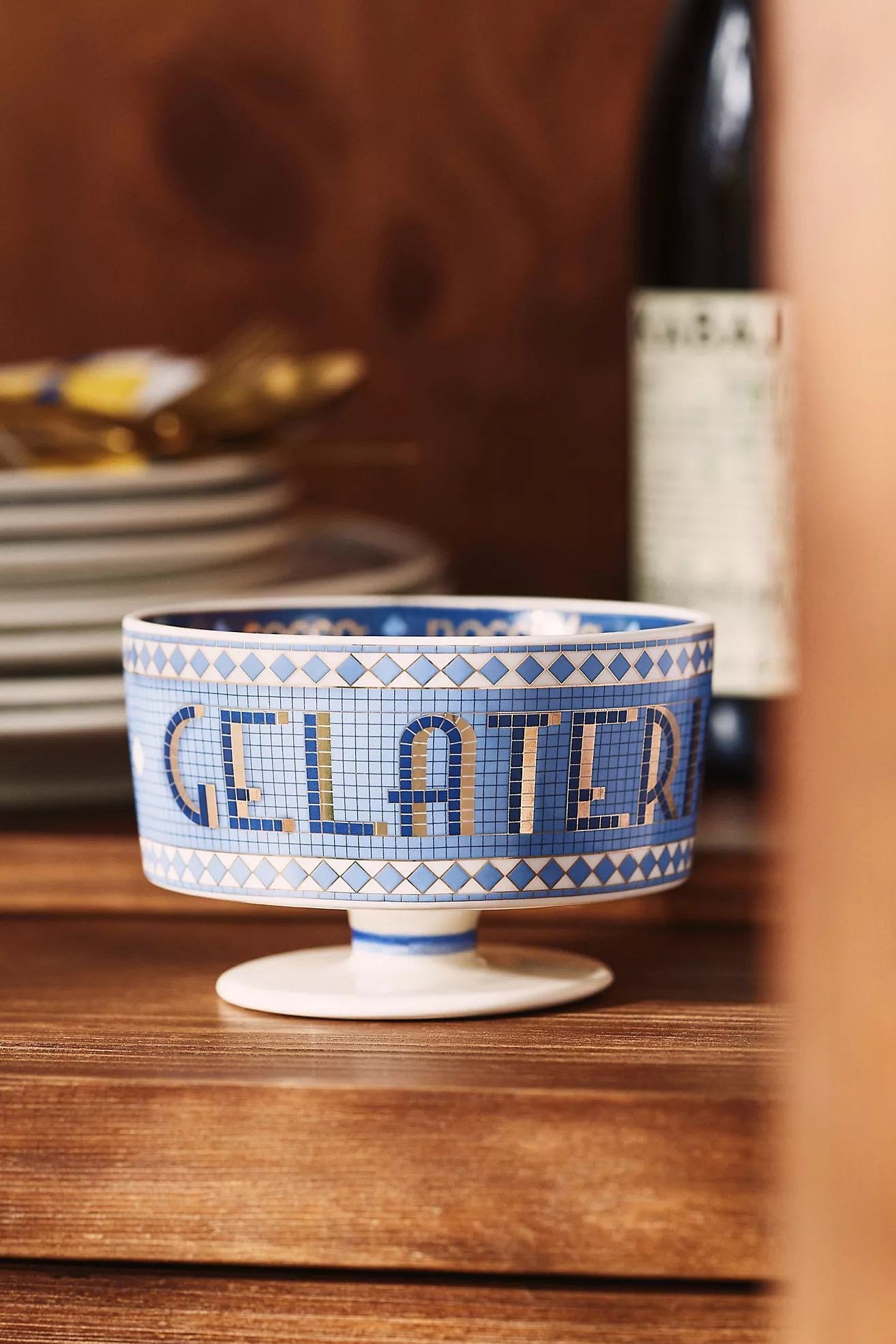 The Bistro Tile Stoneware Gelato Bowl: Italia Edition