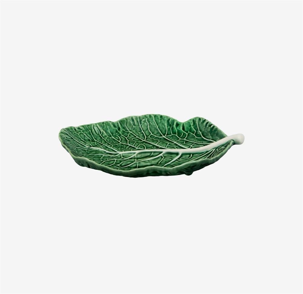 YEŞİL SERAMİK SERVİS TABAĞI 25 CM CABBEGE COLLECTION