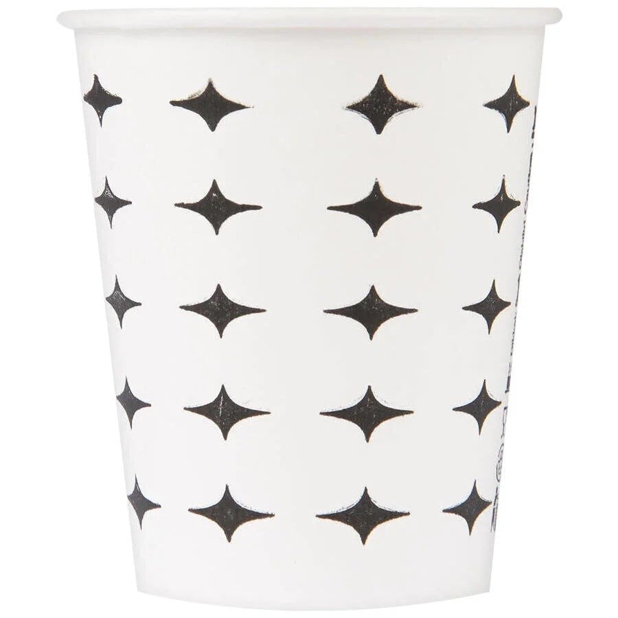 Bencup Karton Bardak Yıldız Desenli 7 oz 4.2gr 50'li 