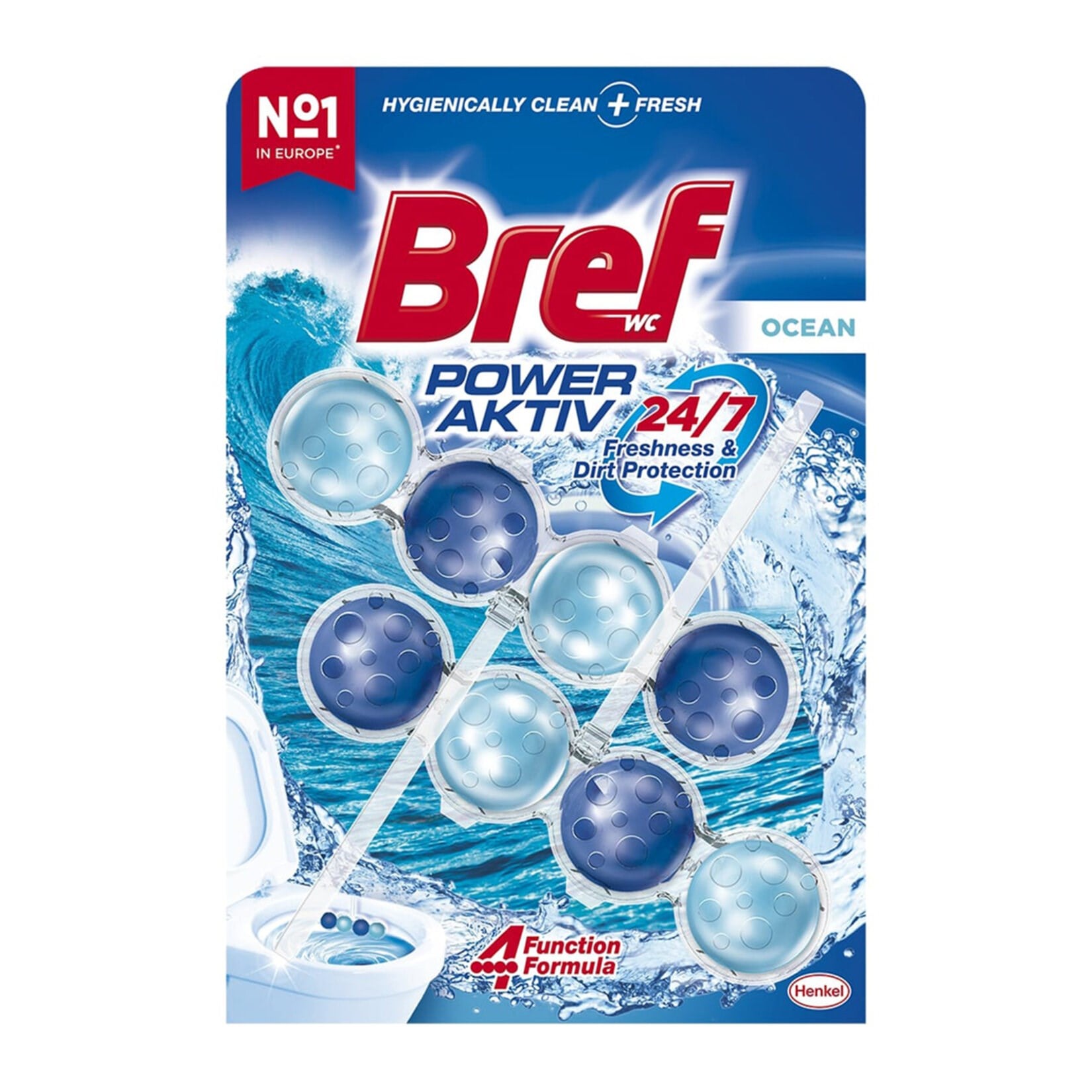 Bref Power Aktif Klozet Bloğu Okyanus 2 x 50 g