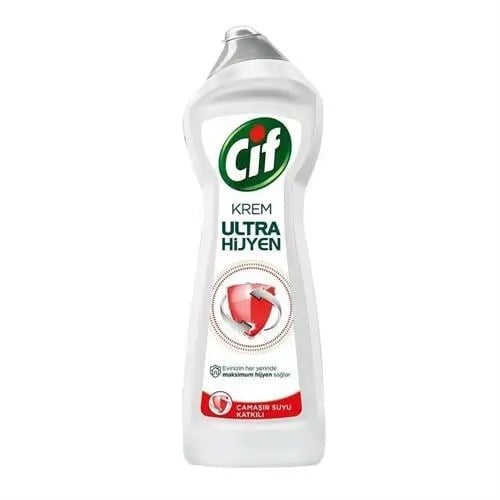 Cif Krem Ultra Hijyen Temizleyici Çamaşır Suyu Katkılı - 675 ml