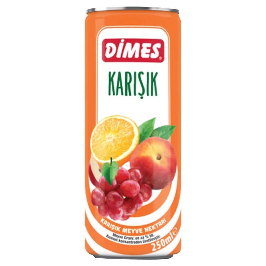 Dimes Meyve Nektarı Karışık 250 ml 12'Li