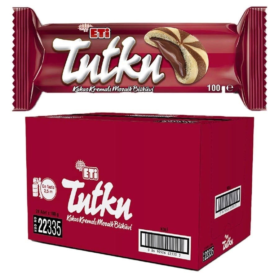 Eti Tutku Bisküvi 100 gr 24'lü