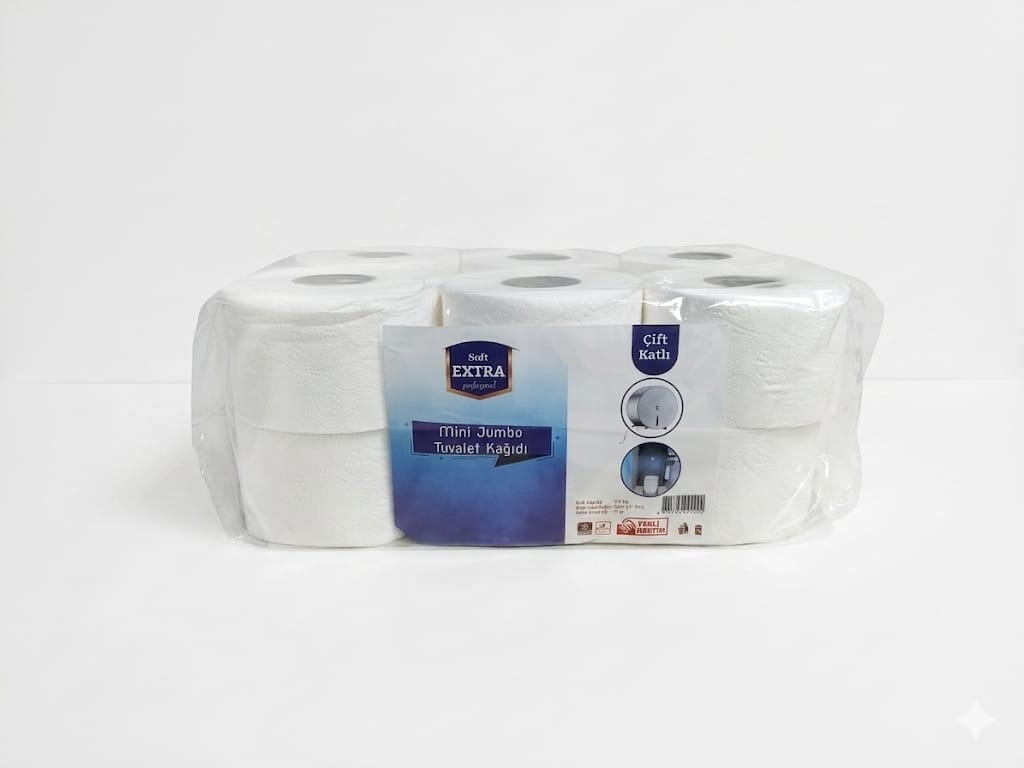 Extra Soft Mini Jumbo Tuvalet Kağıdı 2,5 kg 12'li