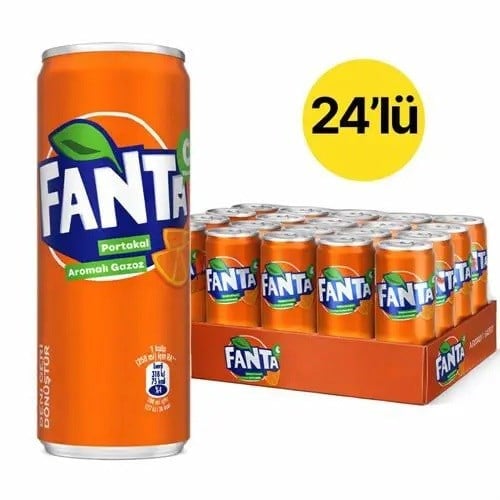 Fanta Slim 250 ml x 24 Adet