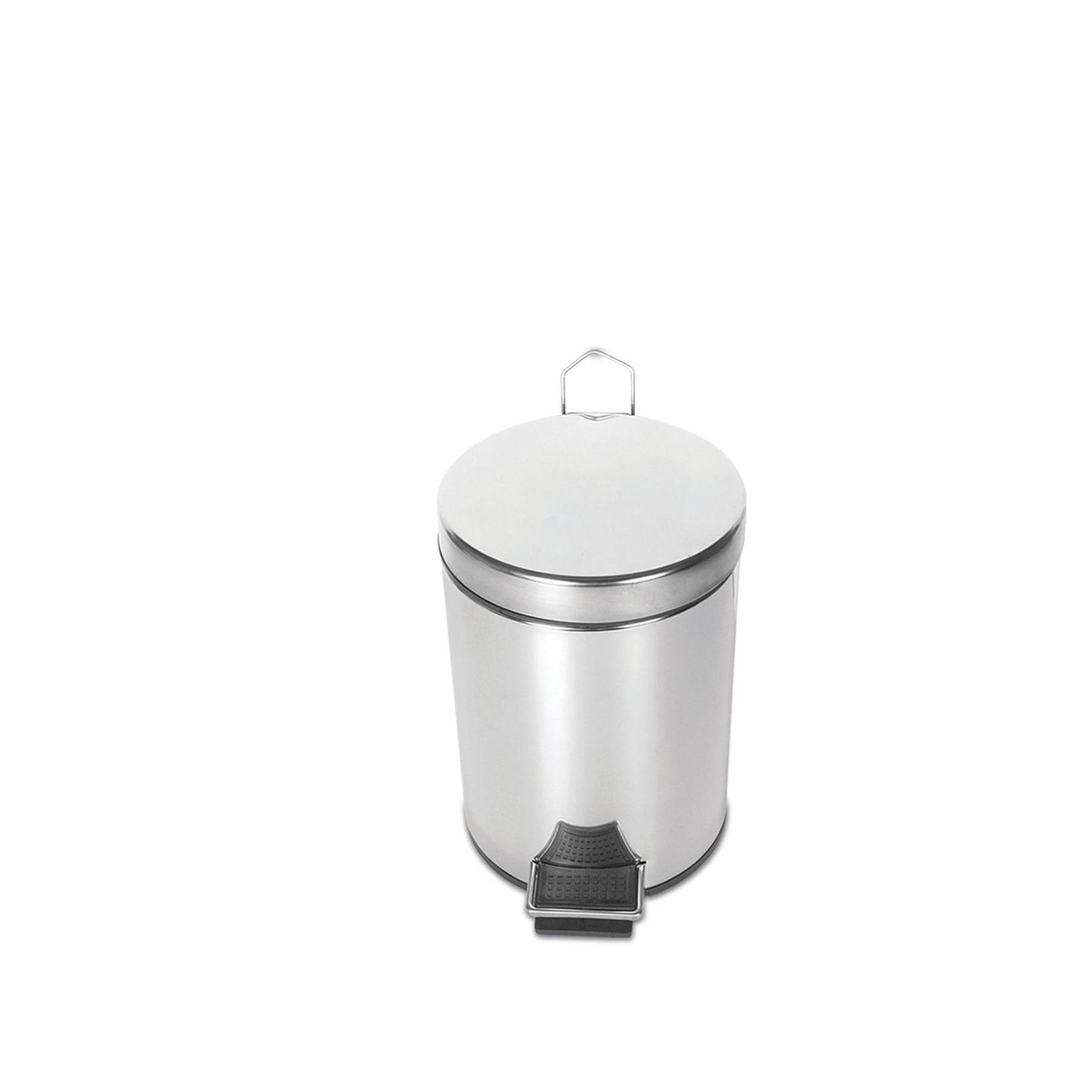Krom Pedallı Çöp Kovası 12 Lt
