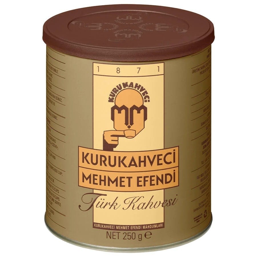 Kurukahveci Mehmet Efendi Türk Kahvesi Teneke Kutu 250 gr