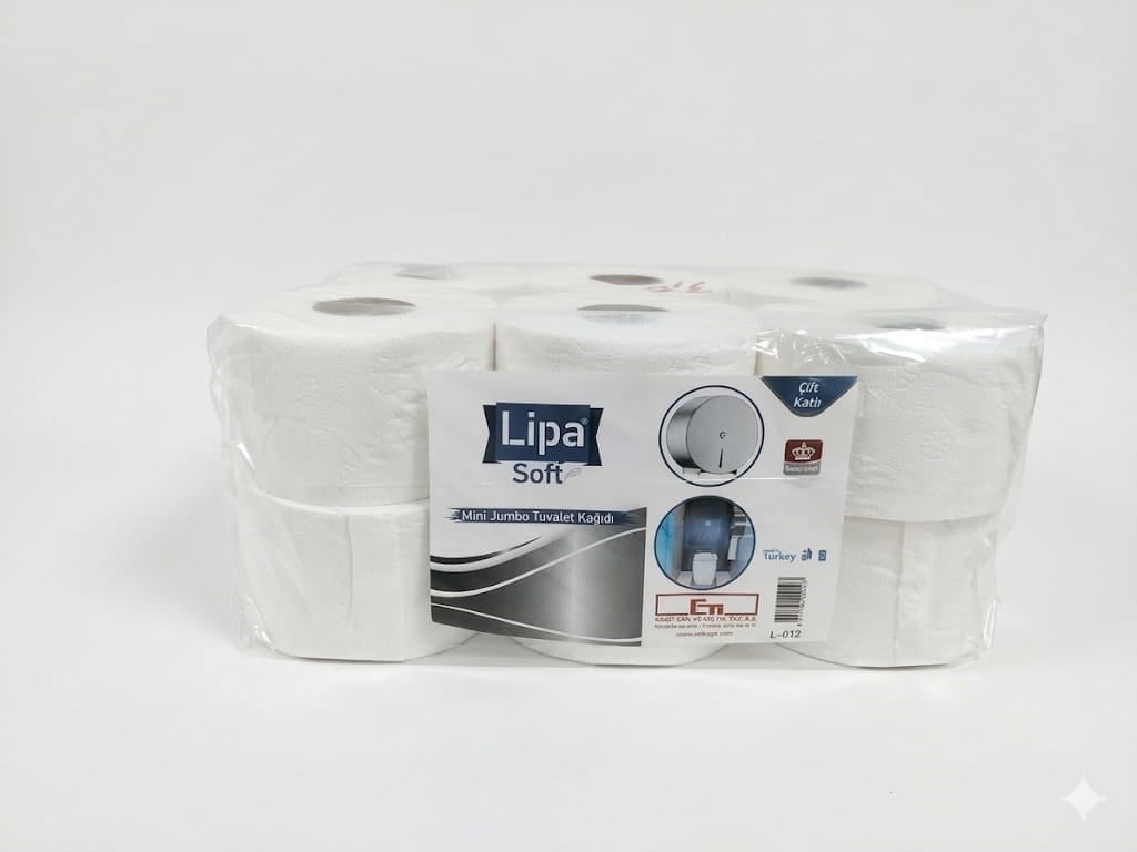 Lipa Soft Mini Jumbo Tuvalet Kağıdı 3,5 kg 12'li