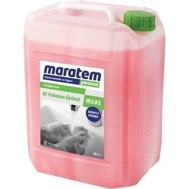 Maratem M101 Sıvı El Sabunu Pembe Sedefli 20 L