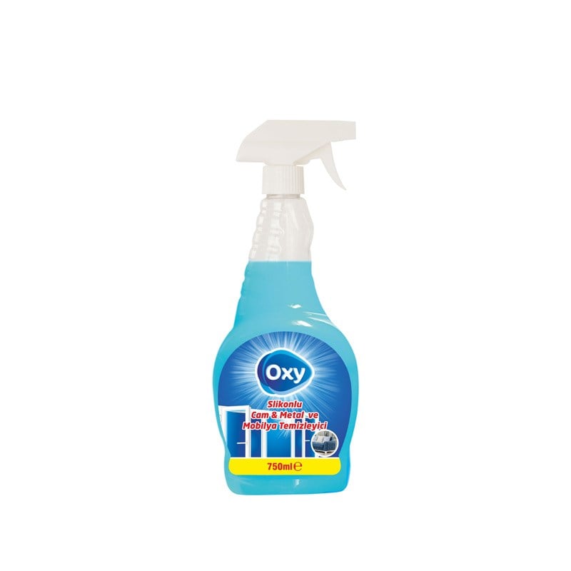 Oxy Silikonlu Cam,Metal,Mobilya Temizleme Maddesi 750 ml