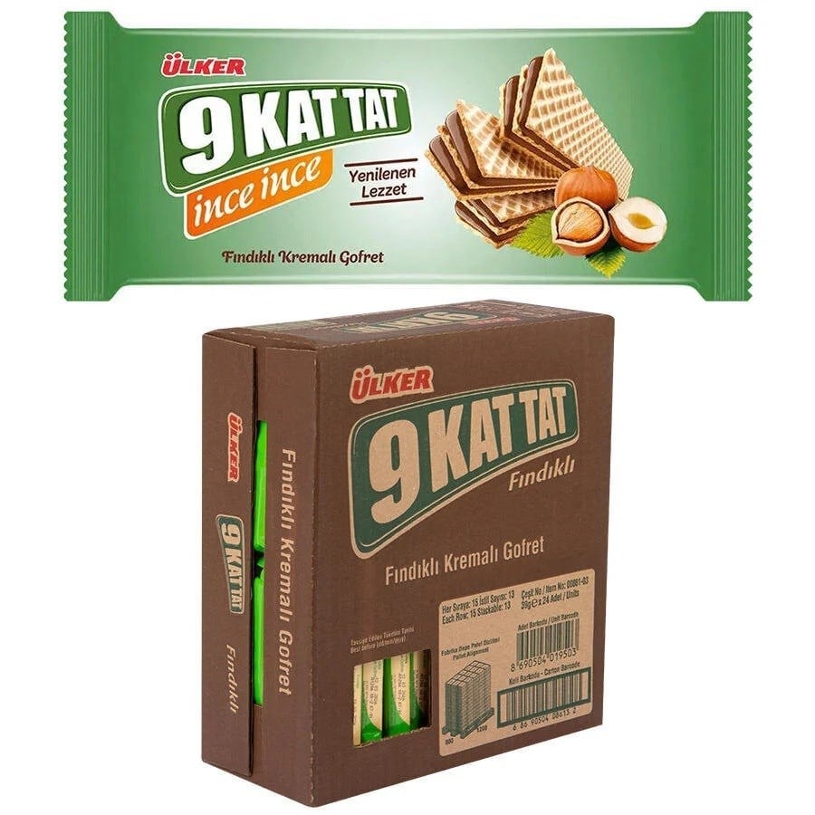 Ülker 9 Kat Fındıklı 39 g 24'lü