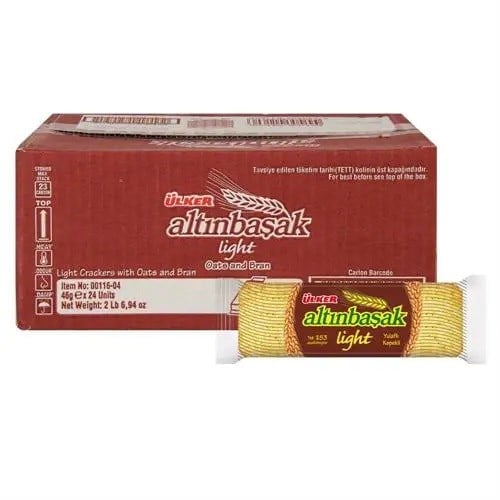 Ülker Altınbaşak Light Bisküvi Kepekli 46 g x 24 Adet