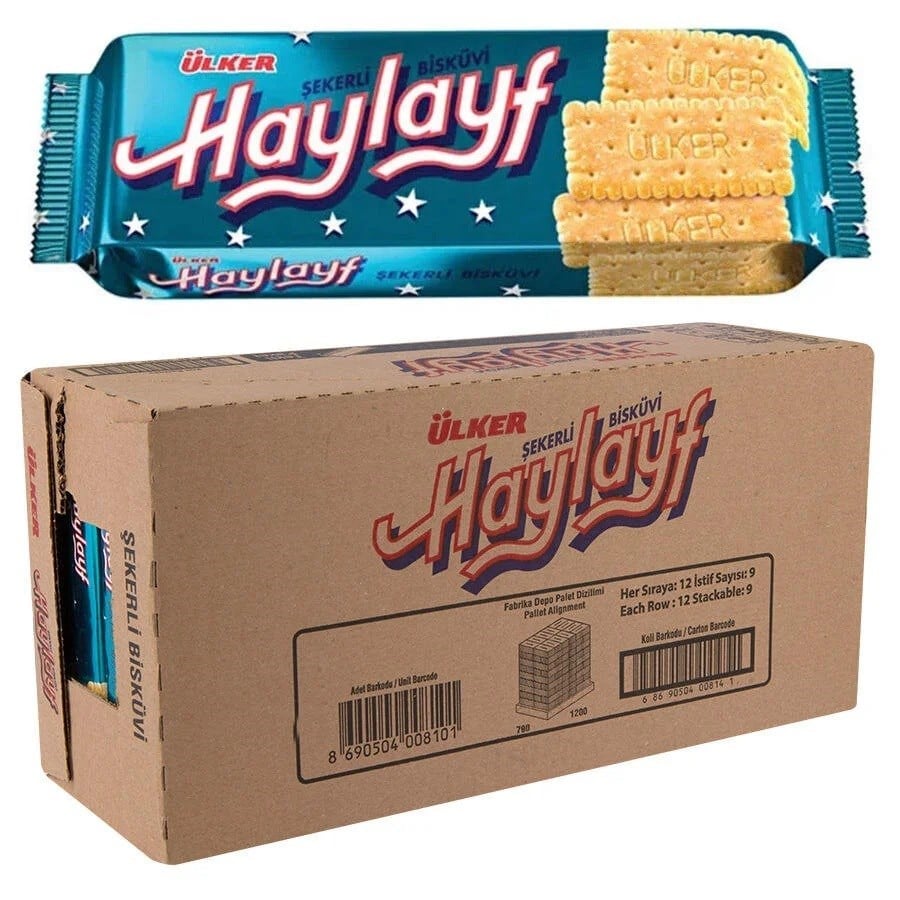 Ülker Haylayf Bisküvi 64 g 24'lü