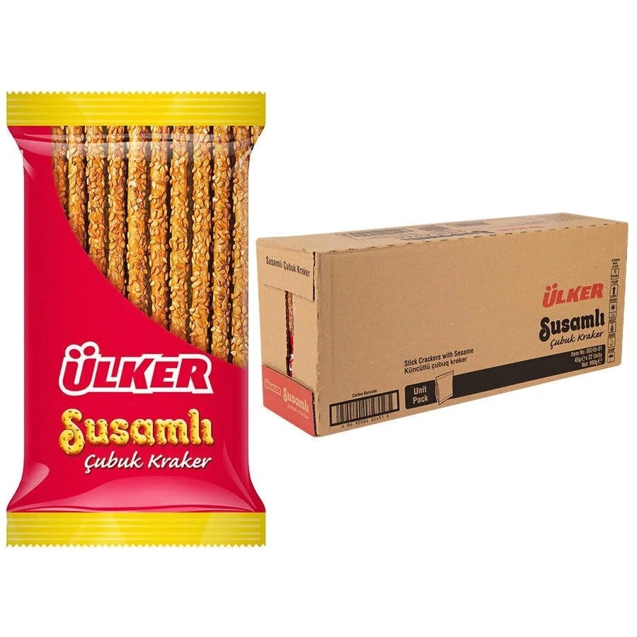 Ülker Susamlı Çubuk Kraker 45 g 22'li