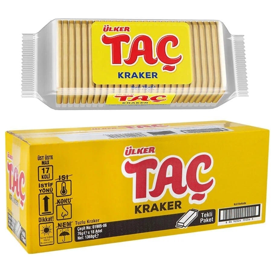 Ülker Taç Kraker 76 g 18'li